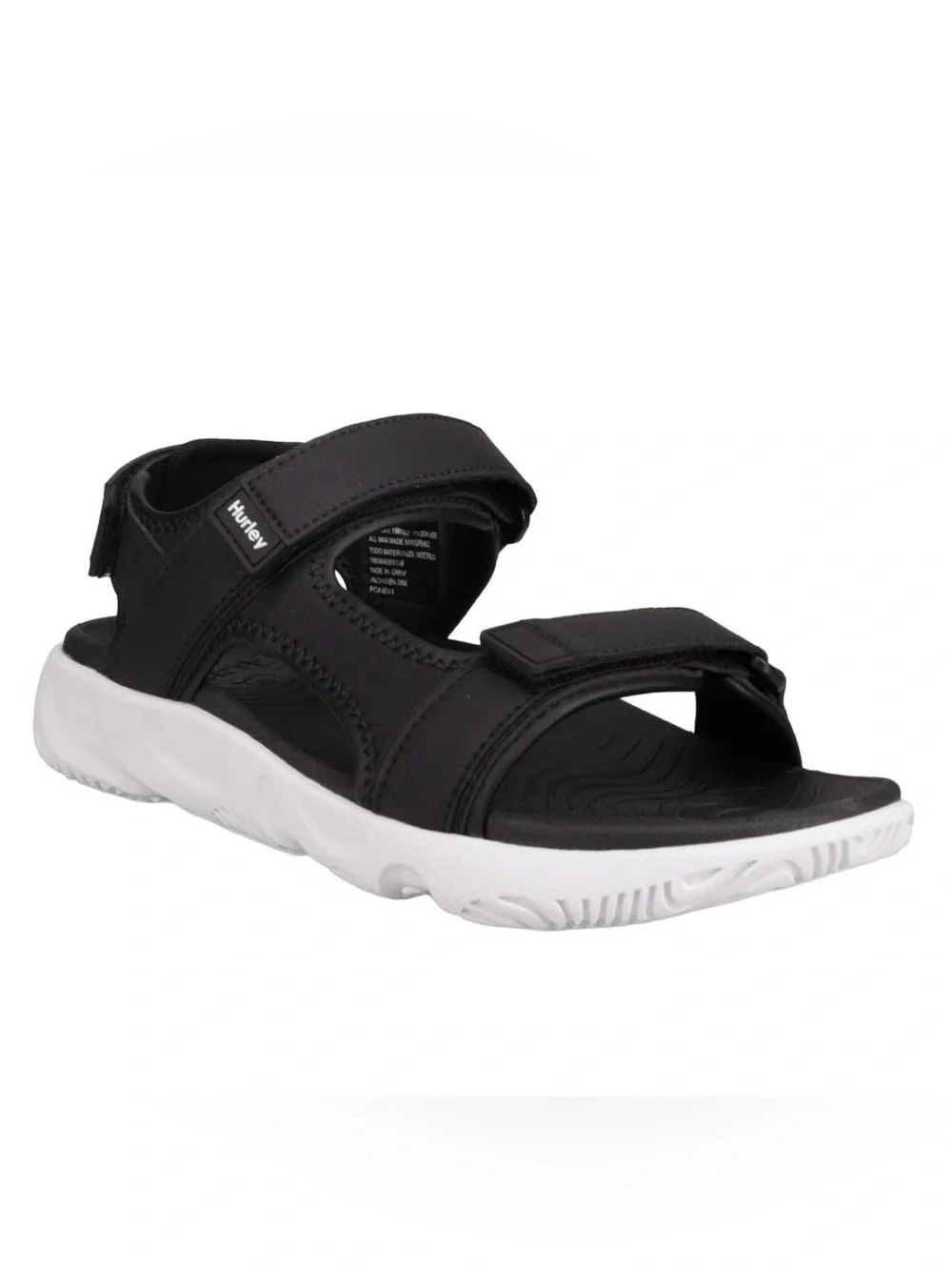 NEW Hurley Mens Strap Sandals Adjustable Comfort Sport Hiking Beach Shoes Walk 9
